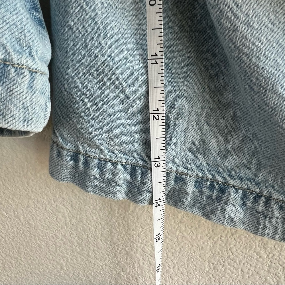 Anthropologie pilcro pj wide leg‎ cropped jeans women’s small denim - Picture 7 of 7